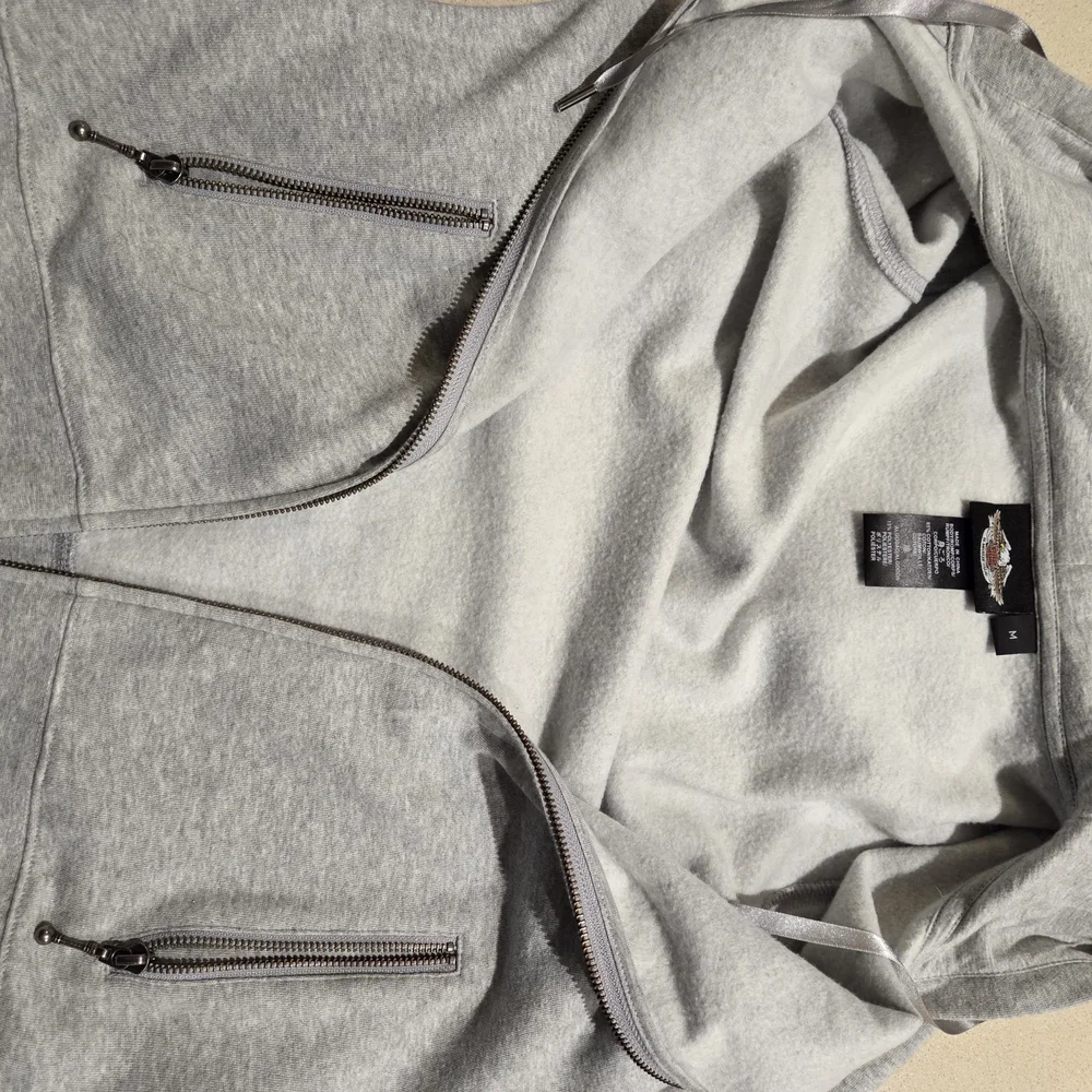 Harley-Davidson Gray Cotton Blend Hoodie - Picture 5 of 5